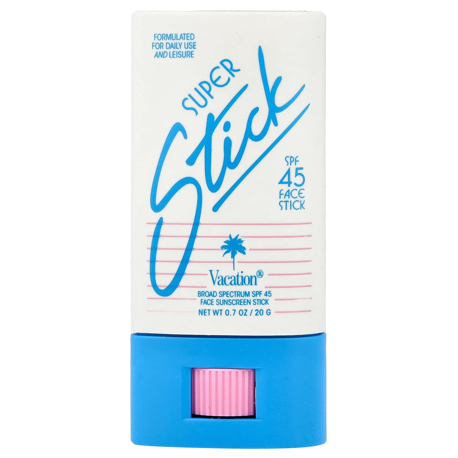 Super Stick, Face Sunscreen Stick, SPF 45, 0.7 oz (20 g)