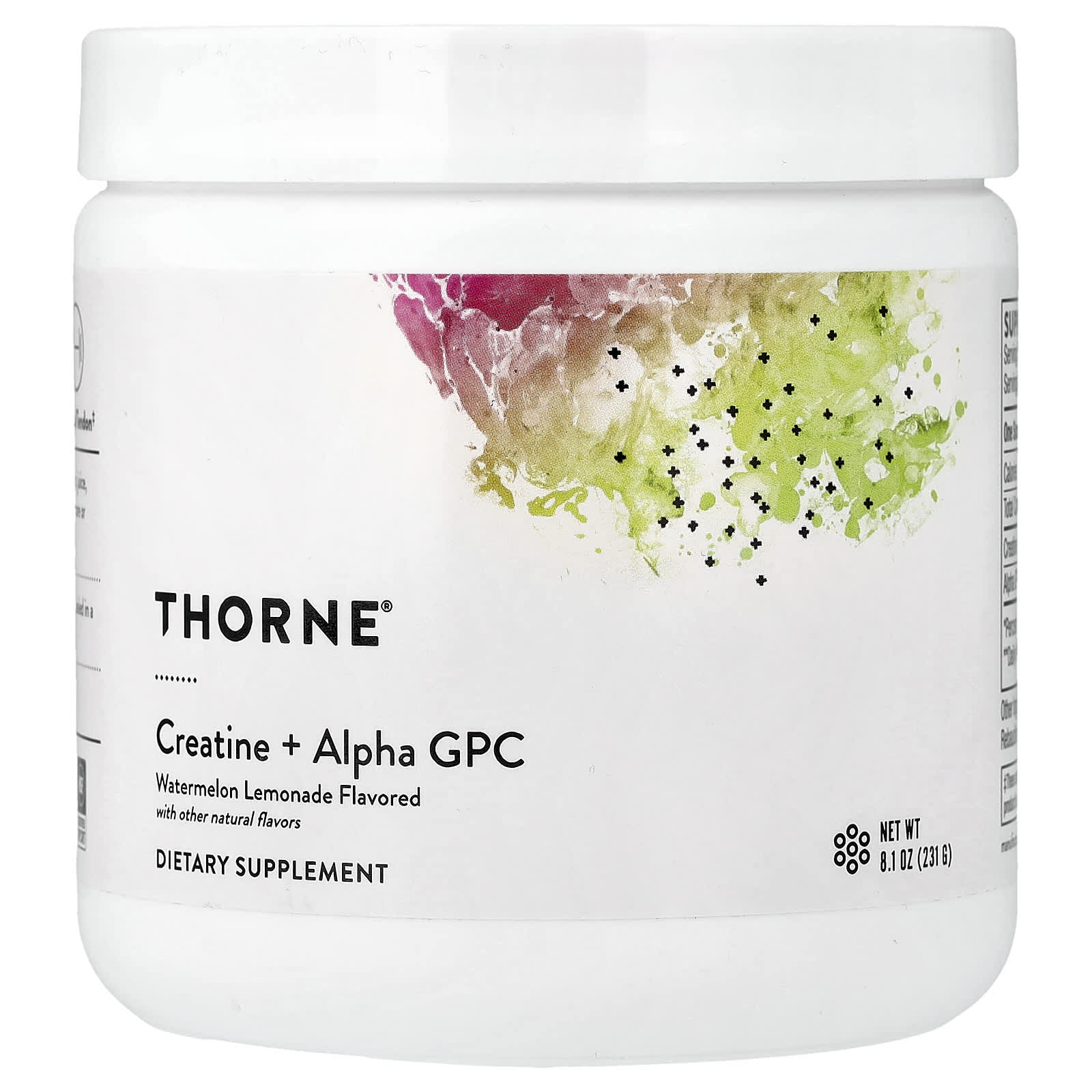 Creatine + Alpha GPC, Watermelon Lemonade, 8.1 oz (231 g)