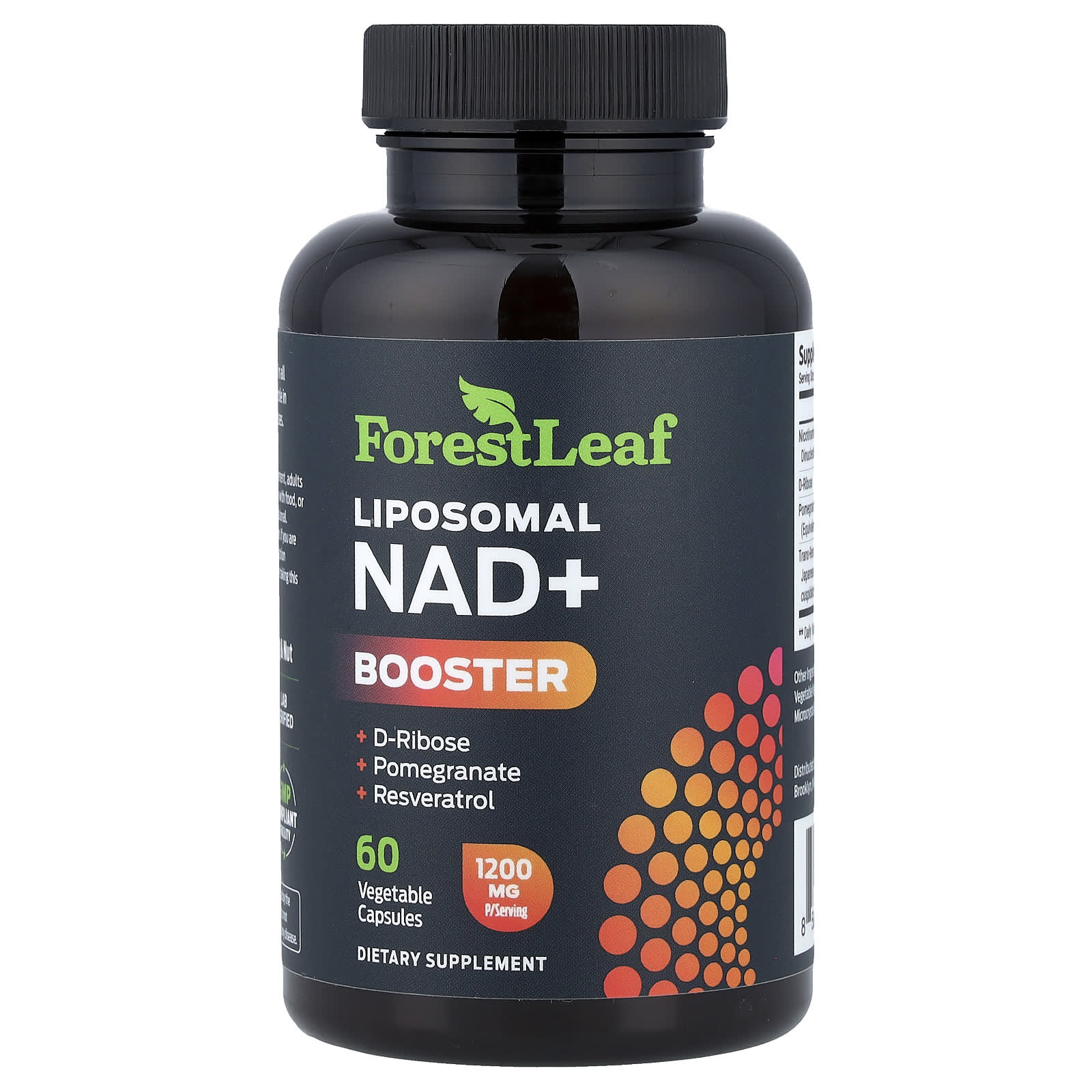 Liposomal NAD+, 60 Vegetable Capsules
