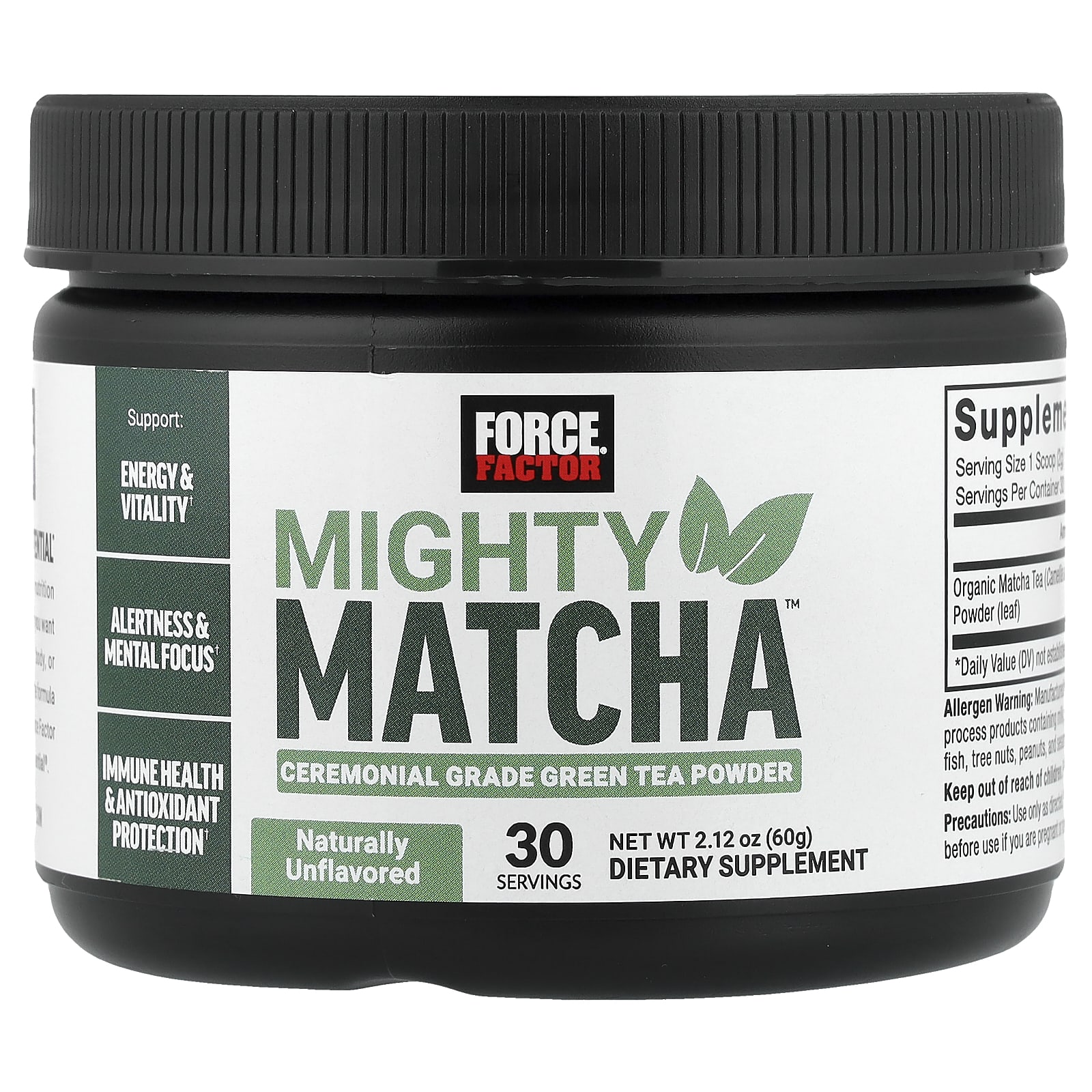 Mighty Matcha™ без вкуса 2.12 oz (60 g)