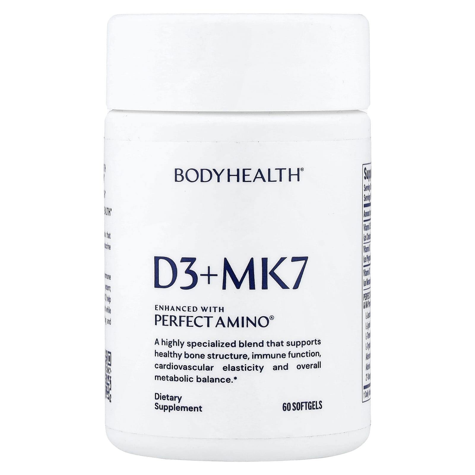 D3 + MK7, 60 мягких капсул