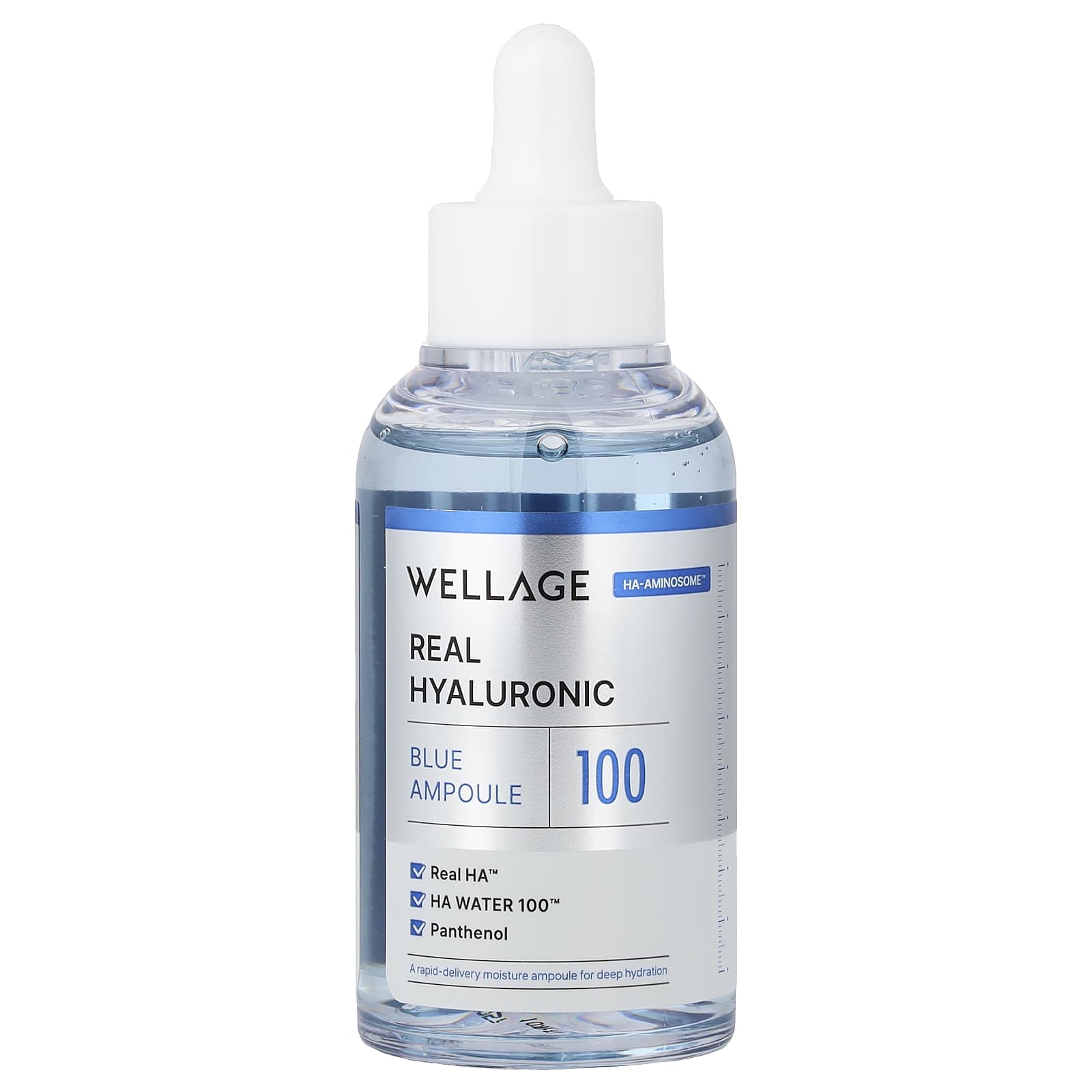 Real Hyaluronic Blue Ampoule 100, 2.02 fl oz (60 ml)