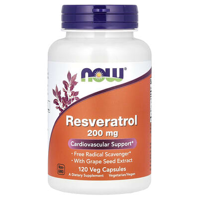 Resveratrol, 200 mg, 120 Veg Capsules