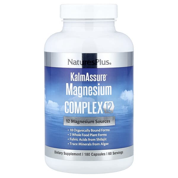 NaturesPlus KalmAssure® Magnesium Complex 12 180 Capsules