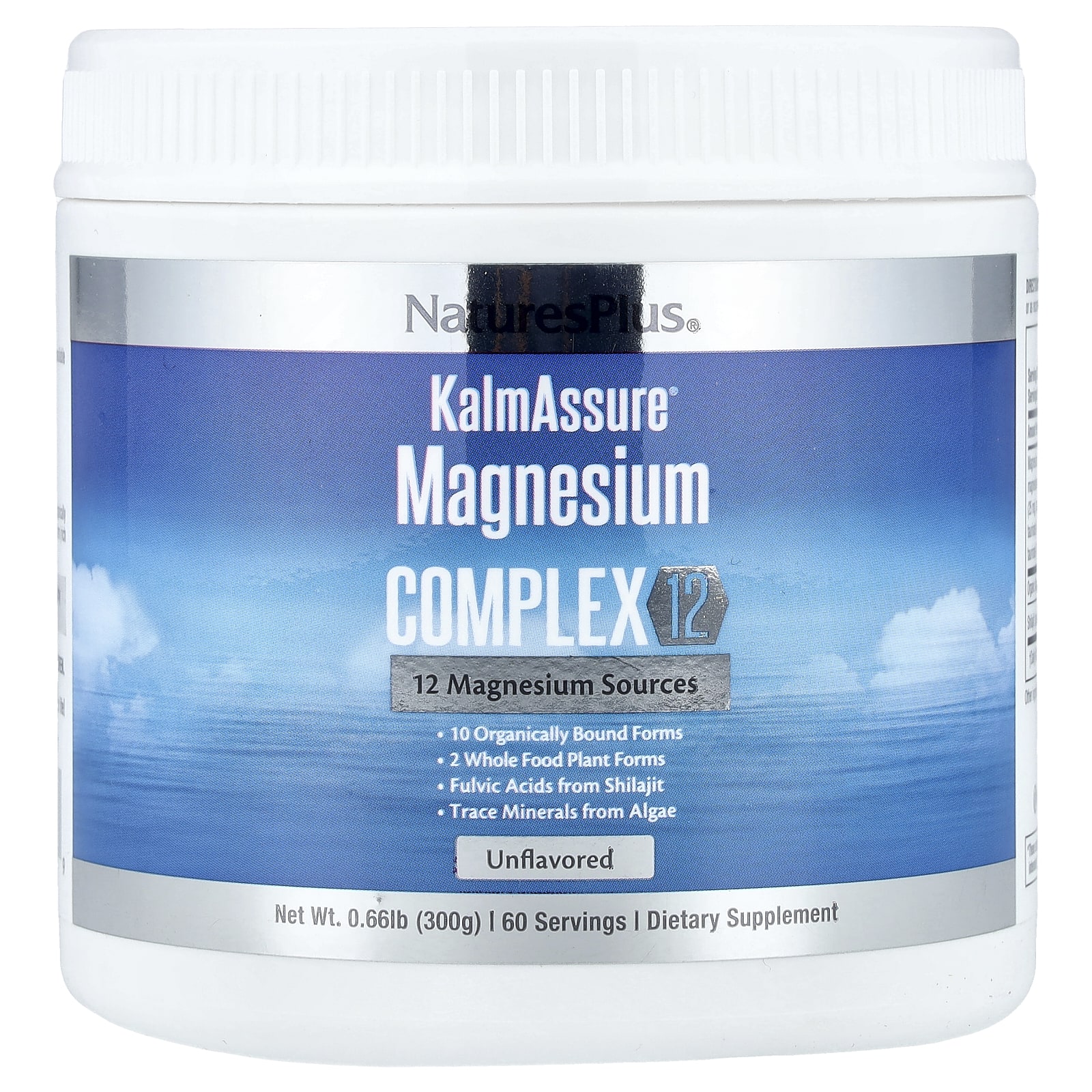 KalmAssure®, Magnesium Complex 12, Unflavored, 0.66 lb (300 g)