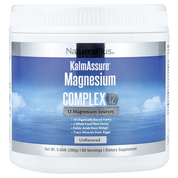 Магниевый комплекс KalmAssure® Magnesium Complex 12, без вкуса, 0.66 lb (300 g)