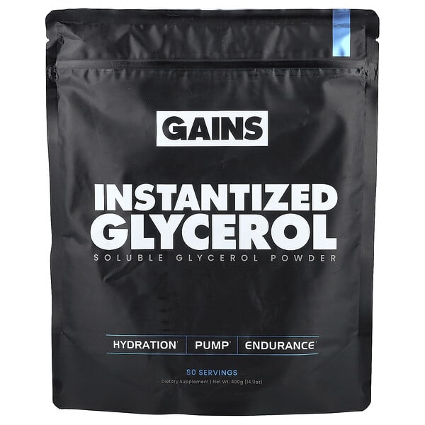 Растворимый глицерин Instantized Glycerol Powder, 14.11 oz (400 g)