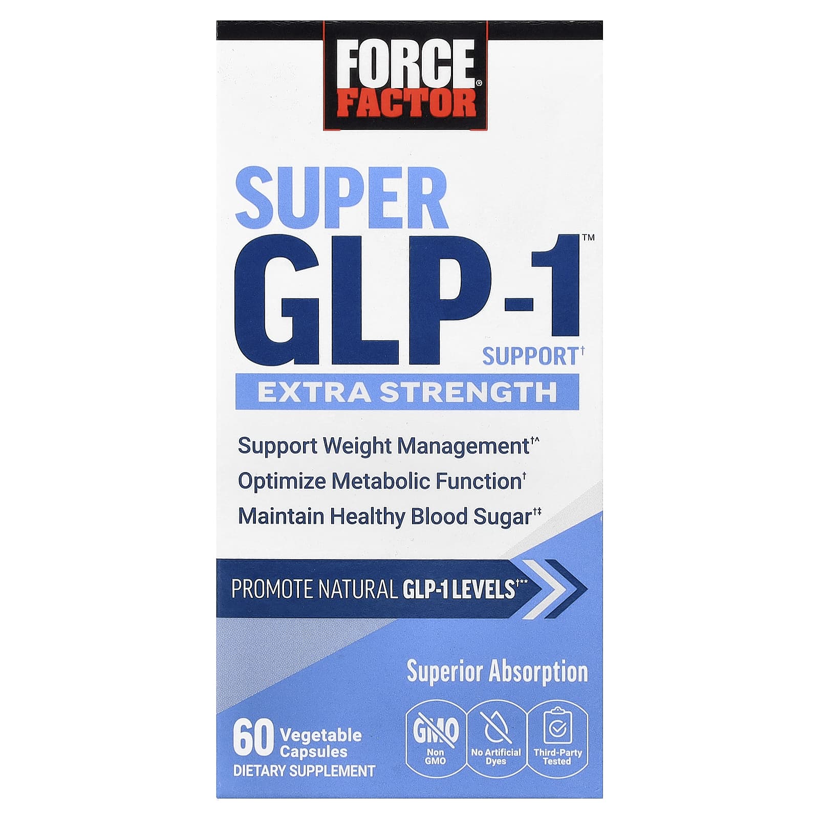 Super GLP-1™ поддержка, 60 растительных капсул