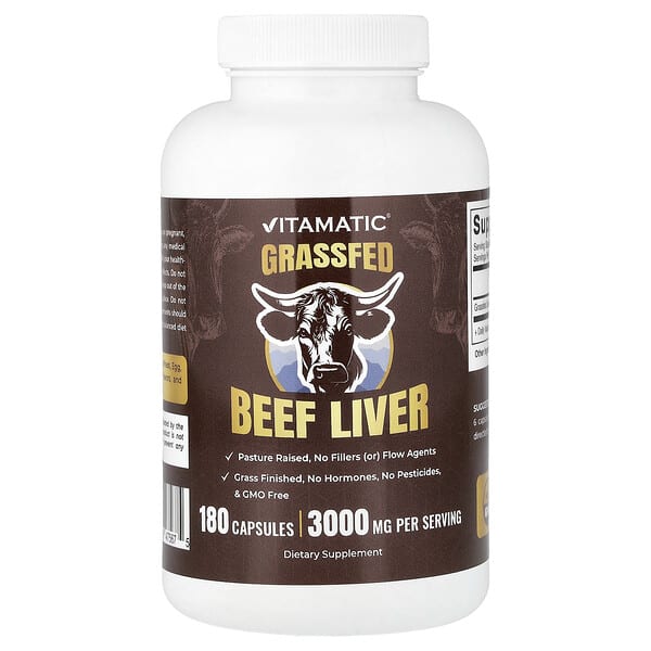 Печень говяжье Vitamatic 180 капсул