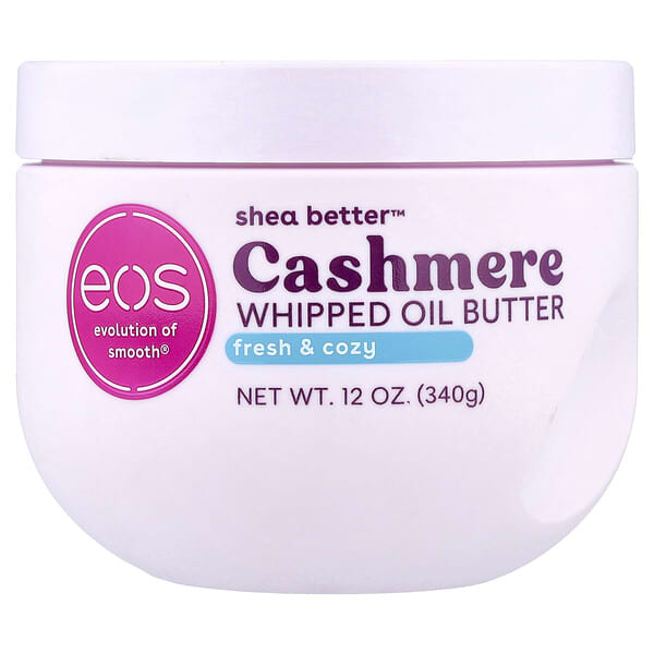 Shea Better™, Cashmere Whipped Oil Butter, Fresh & Cozy, 12 oz (340 g)