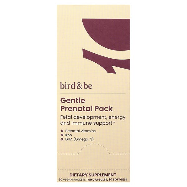 Bird&Be набор для пренатального ухода, 30 веганских пакетиков