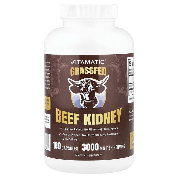 Почки говяжьи Vitamatic Grassfed 180 Capsules
