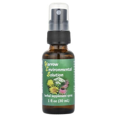 Спрей Flower Essence Services Yarrow Environmental Solution, 1 fl oz (30 ml)
