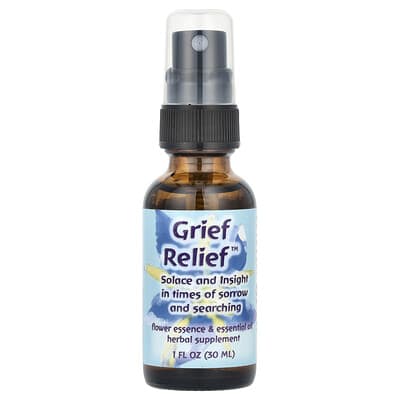 Grief Relief™, цветочная эссенция и эфирное масло, 1 fl oz (30 ml)