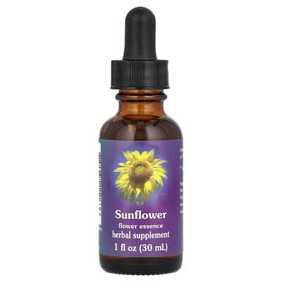 Sunflower, Flower Essence, 1 fl oz (30 ml)