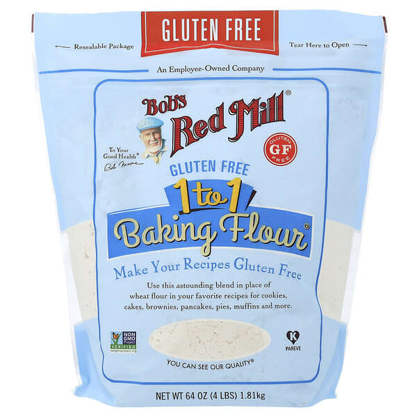 1 to 1 Baking Flour®, Gluten Free, 64 oz (1.81 kg)