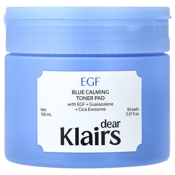 EGF Blue успокаивающие тонирующие салфетки, 60 шт.