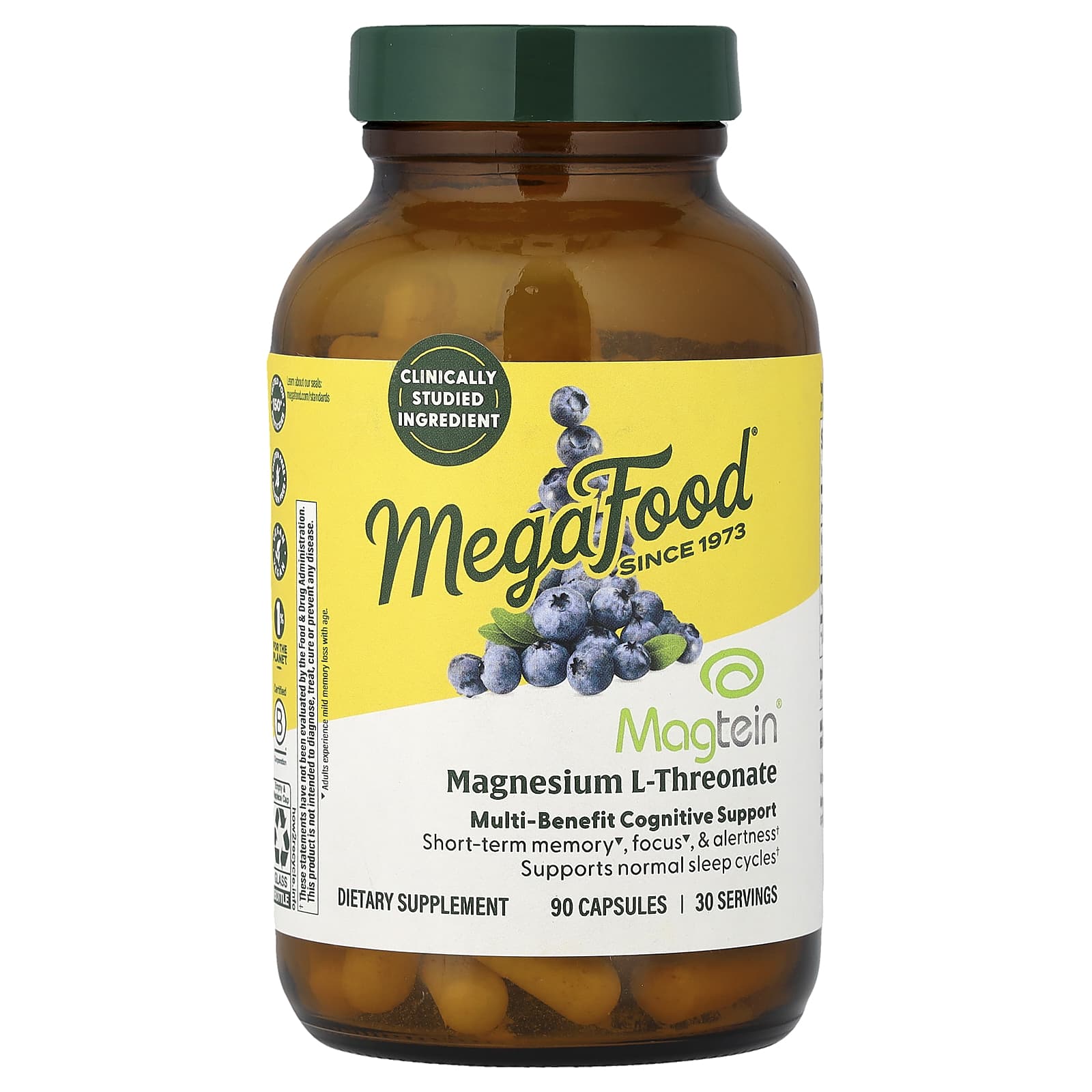 Magtein® Magnesium L-Threonate, 90 капсул