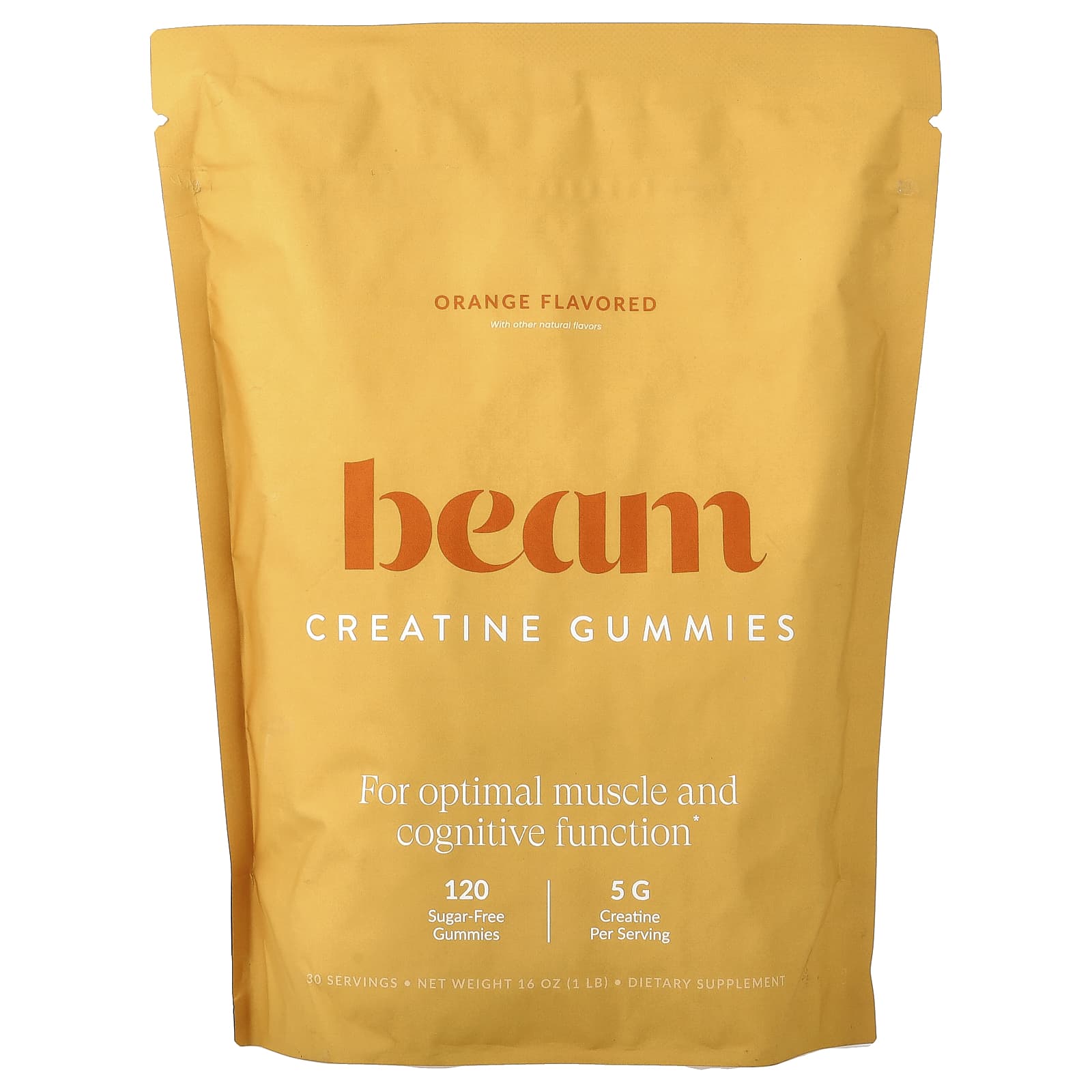 Creatine Gummies, Orange, 120 Gummies (1.25 g per Gummy)