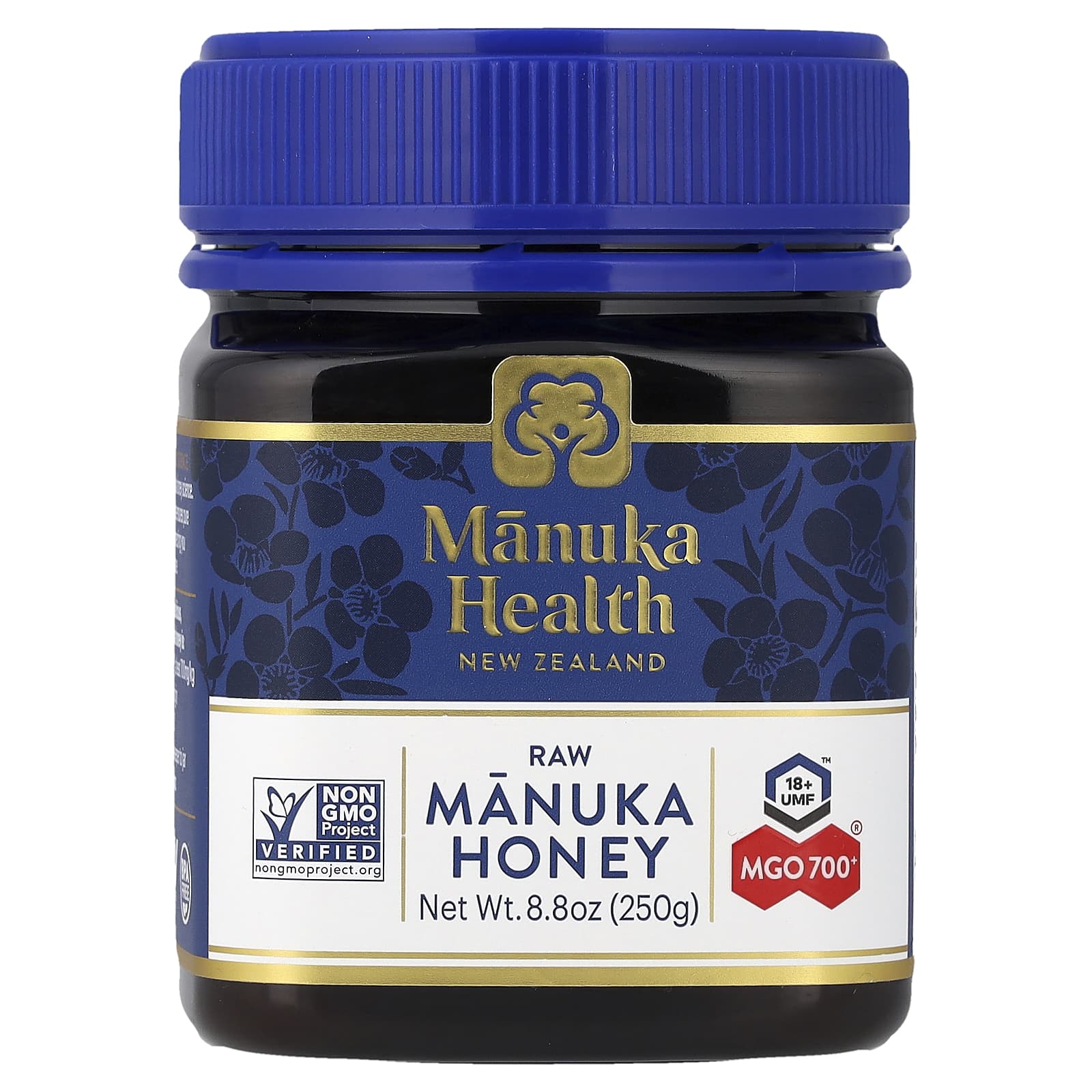 Сырой мед манука, UMF 18+, MGO 700+, 8.8 oz (250 g)