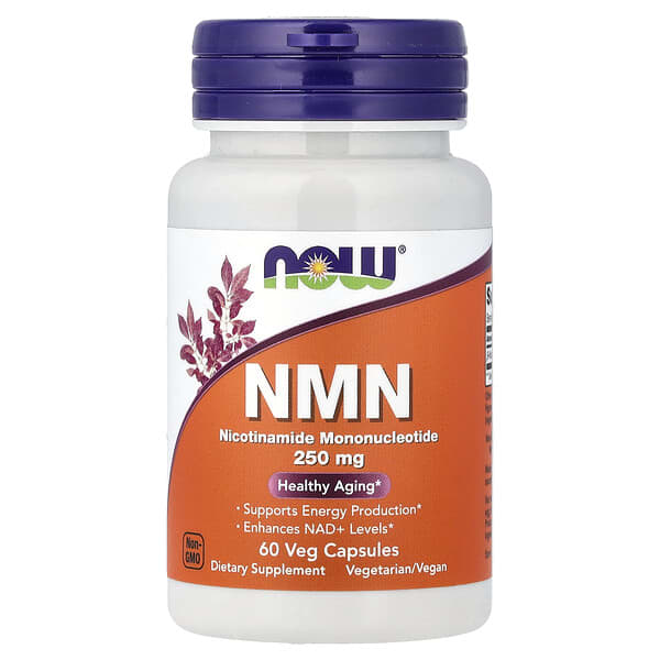 NMN, 250 mg, 60 вегетарианских капсул