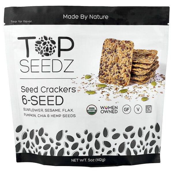 Seed Crackers, 6-Seed, 5 унций (142 г)