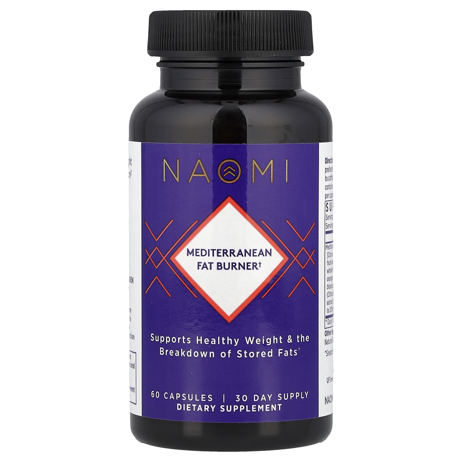 NAOMI Mediterranean Fat Burner, 60 капсул