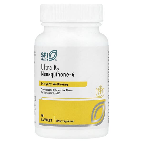 Ultra K2 Menaquinone-4, 90 капсул (15 000 мкг на капсулу)