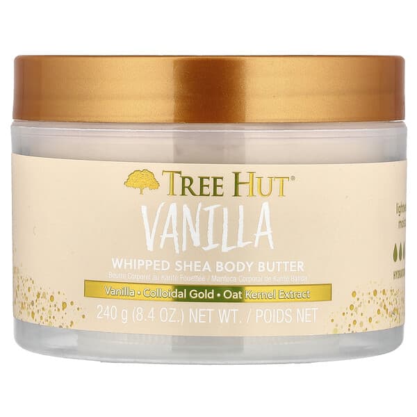 Whipped Shea Body Butter, Vanilla, 8.4 oz (240 g)