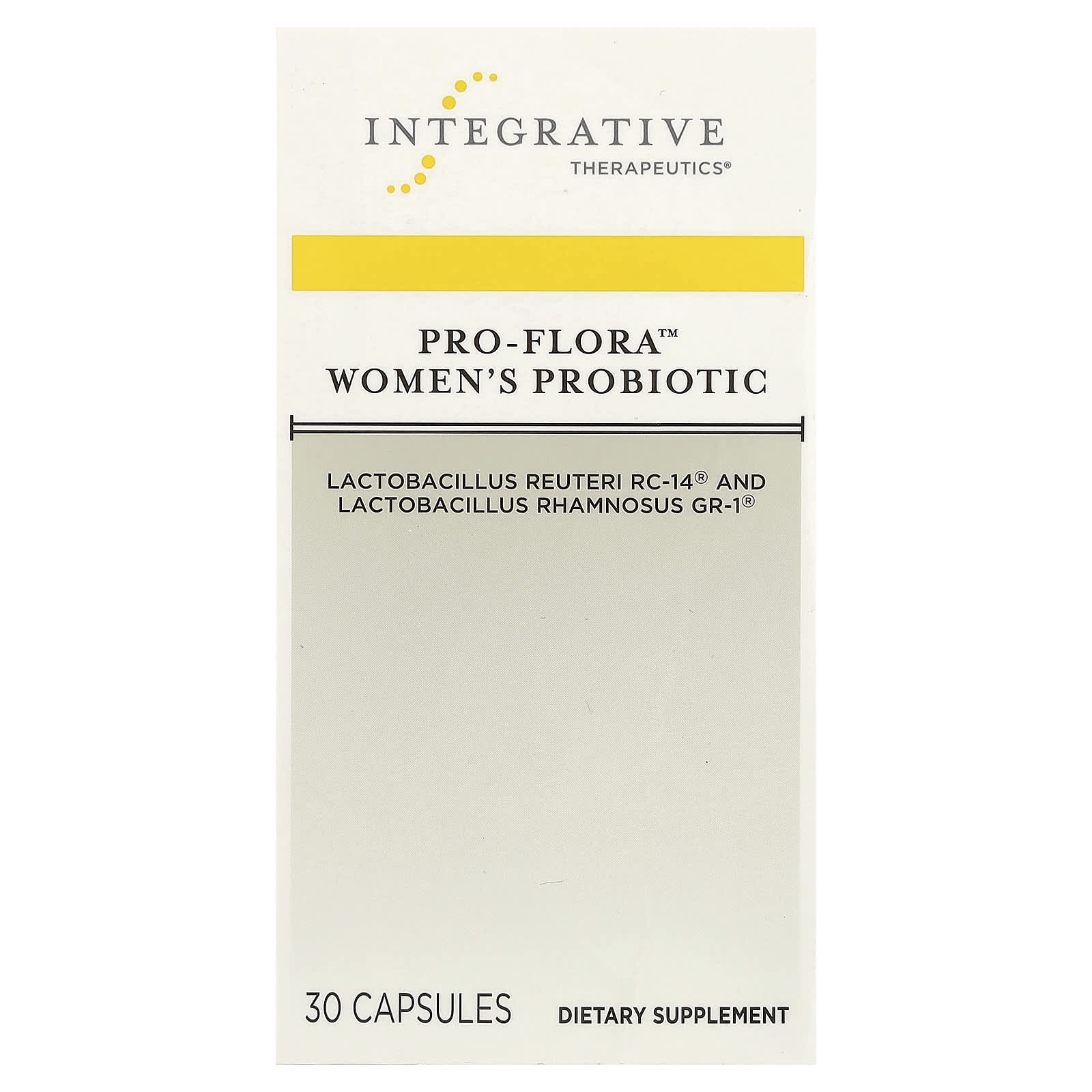 Integrative Therapeutics Pro-Flora™ Women's Probiotic, 30 капсул (30 мг в капсуле)