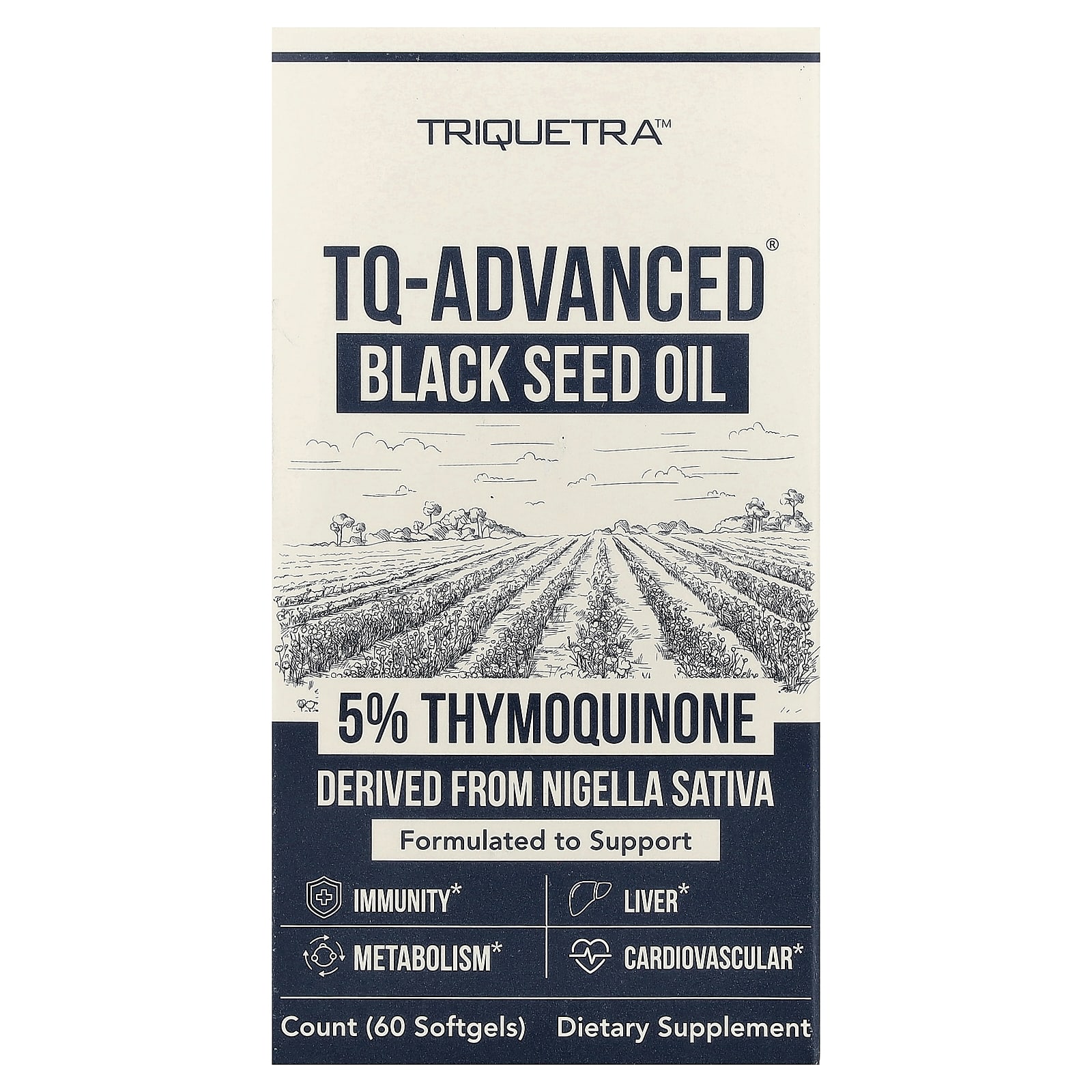 TQ-Advanced® масло черного тмина, 60 мягких капсул