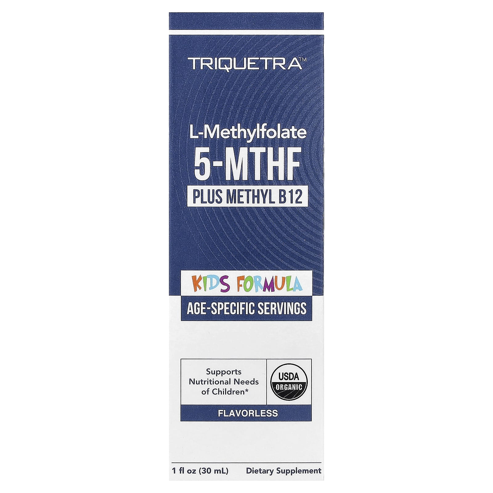 L-Methylfolate 5-MTHF Plus Methyl B12, Kids Formula, Flavorless, 1 fl oz (30 ml)
