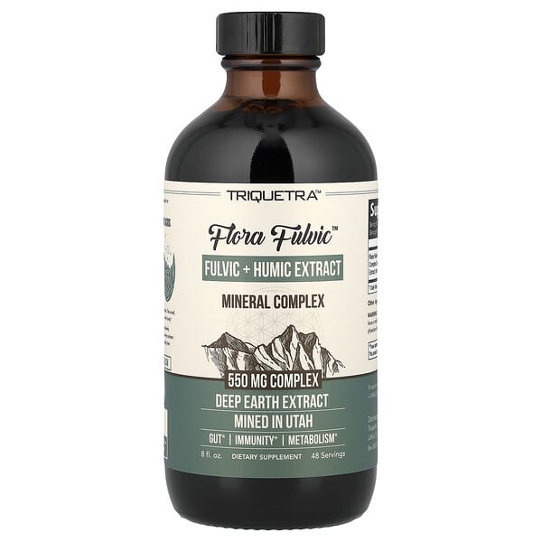 Flora Fulvic™, минеральный комплекс экстракта фульвовой и гуминовой кислот, 8 жидких унций