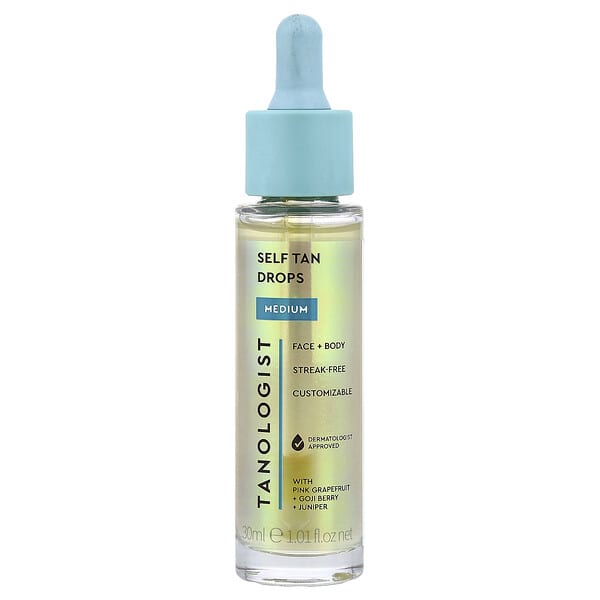 Self Tan Drops, Medium, 1.01 fl oz (30 ml)