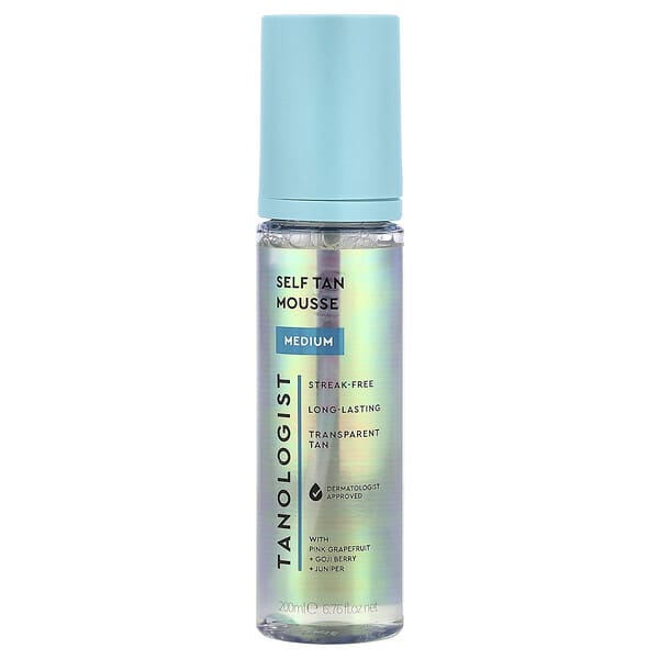 Self Tan Mousse, Medium, 6.76 fl oz (200 ml)