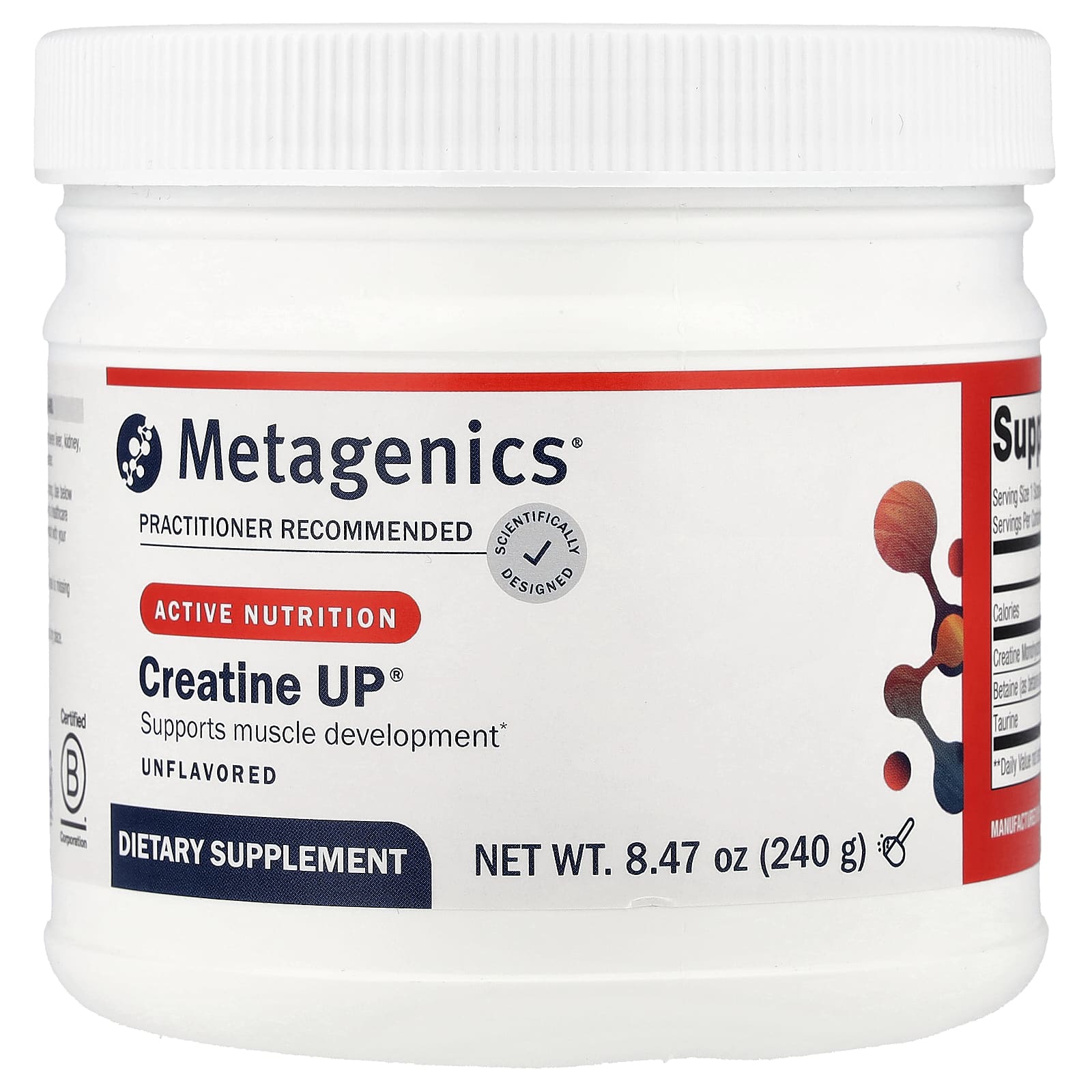 Creatine UP®, Unflavored, 8.47 oz (240 g)