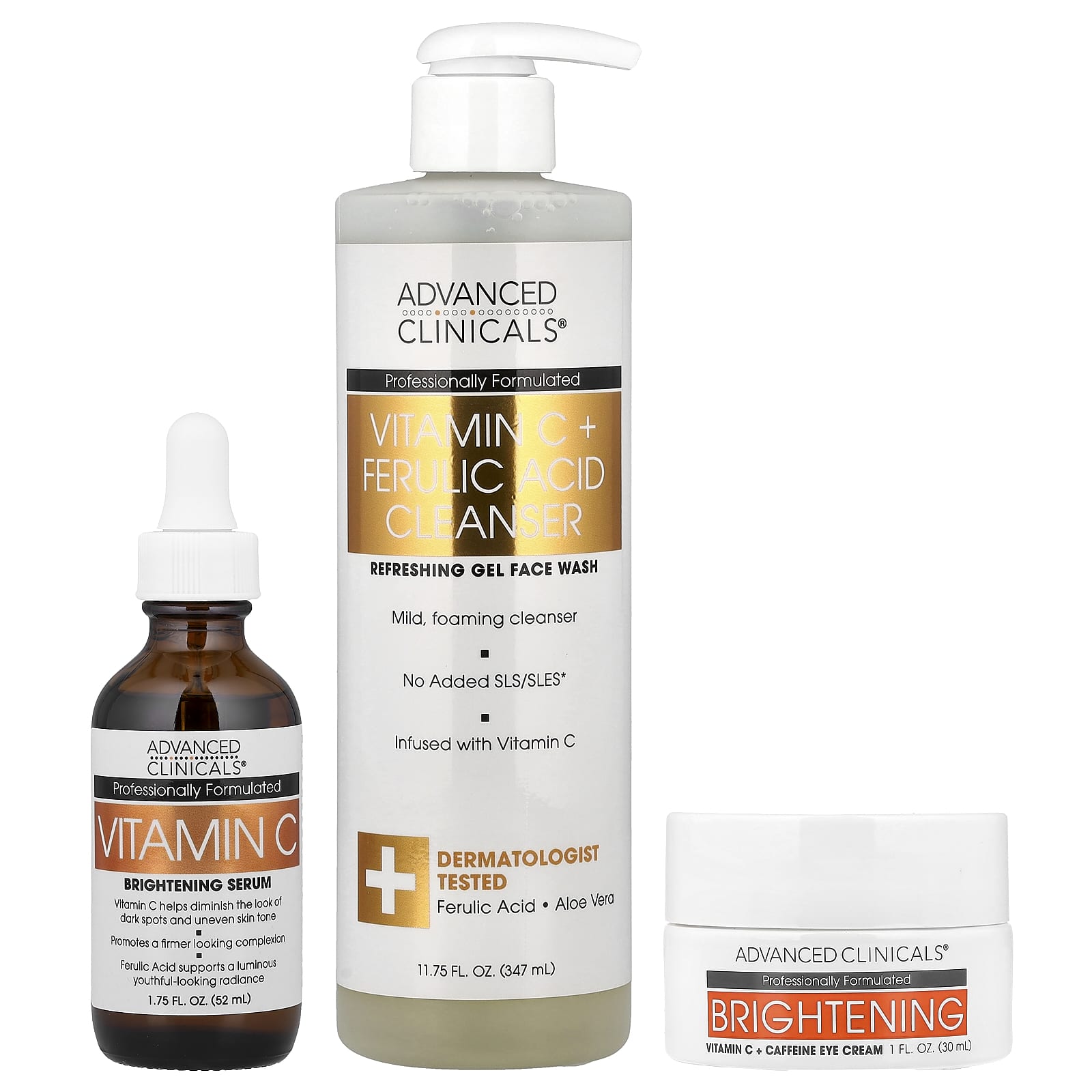 Vitamin C Glow Getter Routine Set, 3 Piece Set