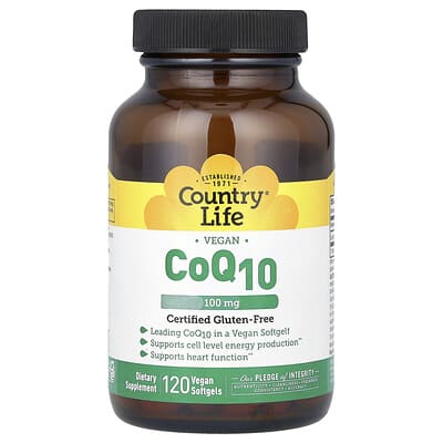 Vegan CoQ10, 100 mg, 120 Vegan Softgels