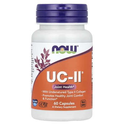 UC-II® для здоровья суставов с неденатурированным коллагеном II типа, 60 капсул