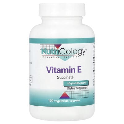 Витамин E, 330 mg, 100 вегетарианских капсул