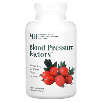 Blood Pressure Factors, 180 вегетарианских таблеток