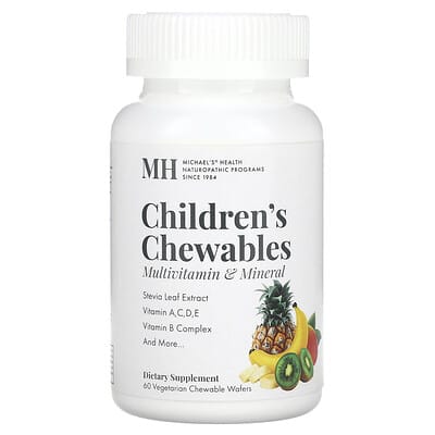 Children's Chewables, Multivitamin & Mineral, 60 Vegetarian Chewable Wafers