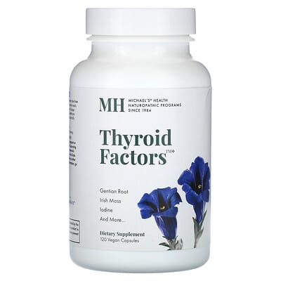 Thyroid Factors™, 120 веганских капсул