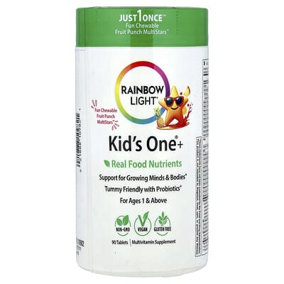 Kid's One®+, For Ages 1 & Above, Fruit Punch, 90 Tablets