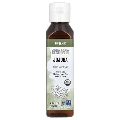 Skin Care Oil, Jojoba, 4 fl oz (118 ml)