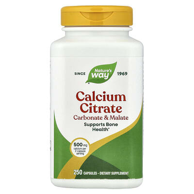 Calcium Citrate, 250 Capsules (250 mg per Capsule)