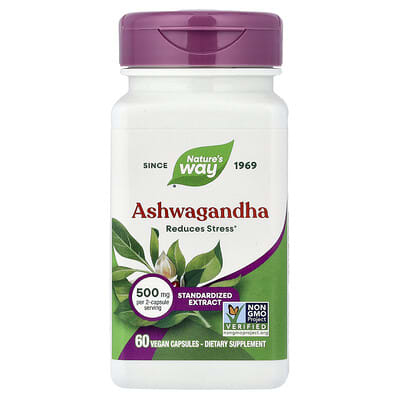 Ashwagandha, 60 Vegan Capsules (250 mg per Capsule)