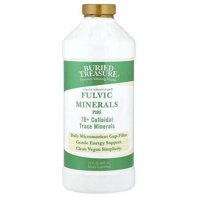 Чистые минералы Fulvic, 33 fl oz (990 ml)