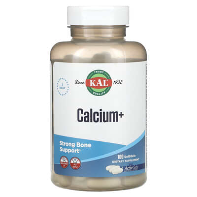 KAL Calcium+, 100 мягких капсул