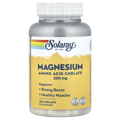 Magnesium, 200 mg, 100 VegCaps